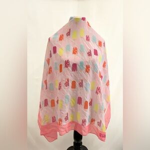 Colorful Scarf with popsicle design